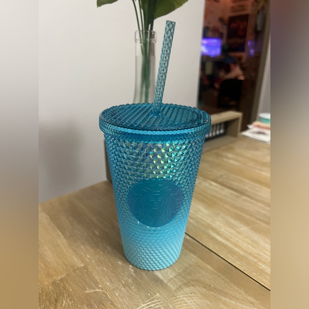 Starbucks Grande Blue Cup NWOT - Picture 2 of 4